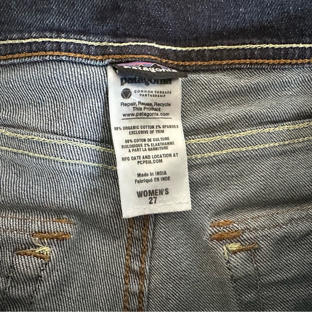Patagonia Blue Denim Shorts - Picture 3 of 4